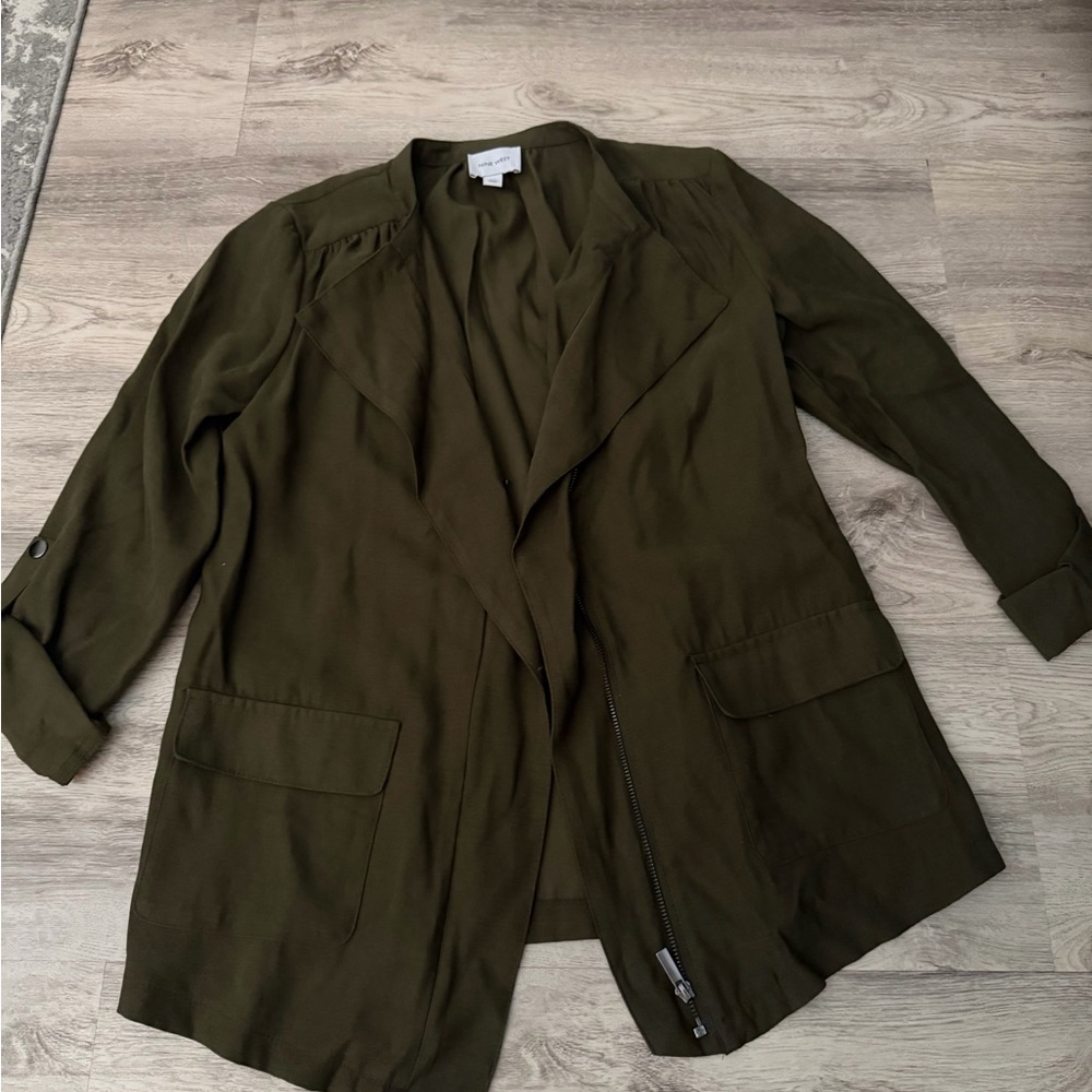 Nine West Dark Olive Utility Jacket